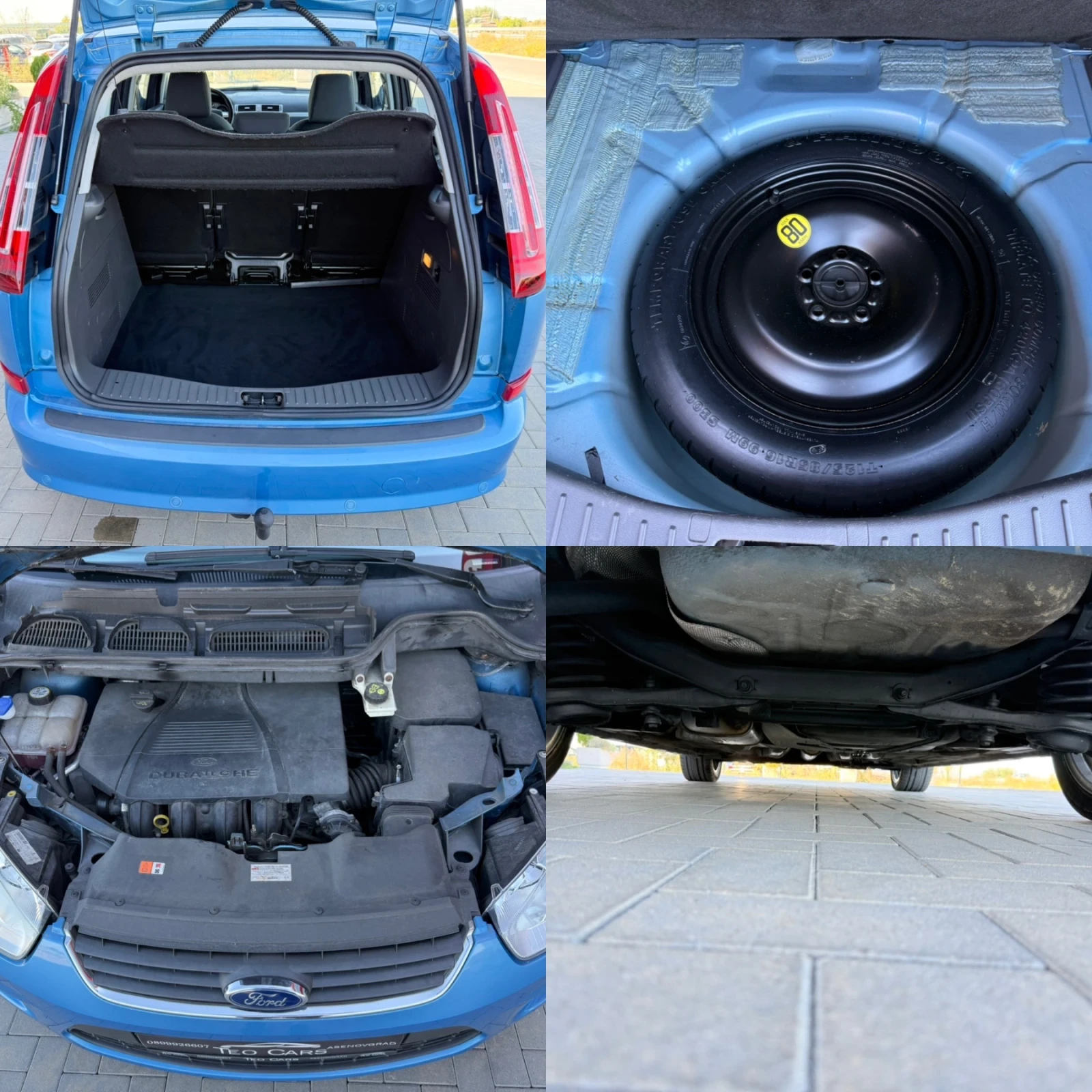 Ford C-max 1.8i TITANIUM / NAVI / PARKTRONIC / FULL SERVICE, снимка 16 - Автомобили и джипове - 56133832