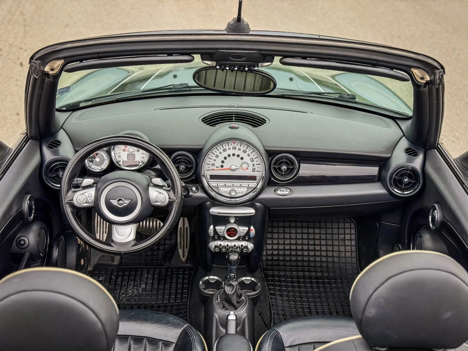 Mini Cooper cabrio 1.6::АВТОМАТИК::184кс, снимка 8 - Автомобили и джипове - 54184264