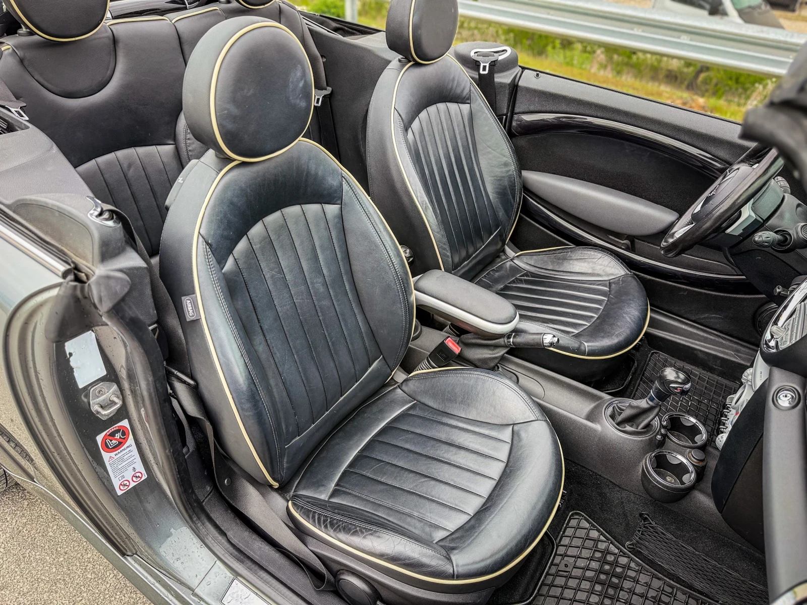 Mini Cooper cabrio 1.6::АВТОМАТИК::184кс, снимка 11 - Автомобили и джипове - 54184264