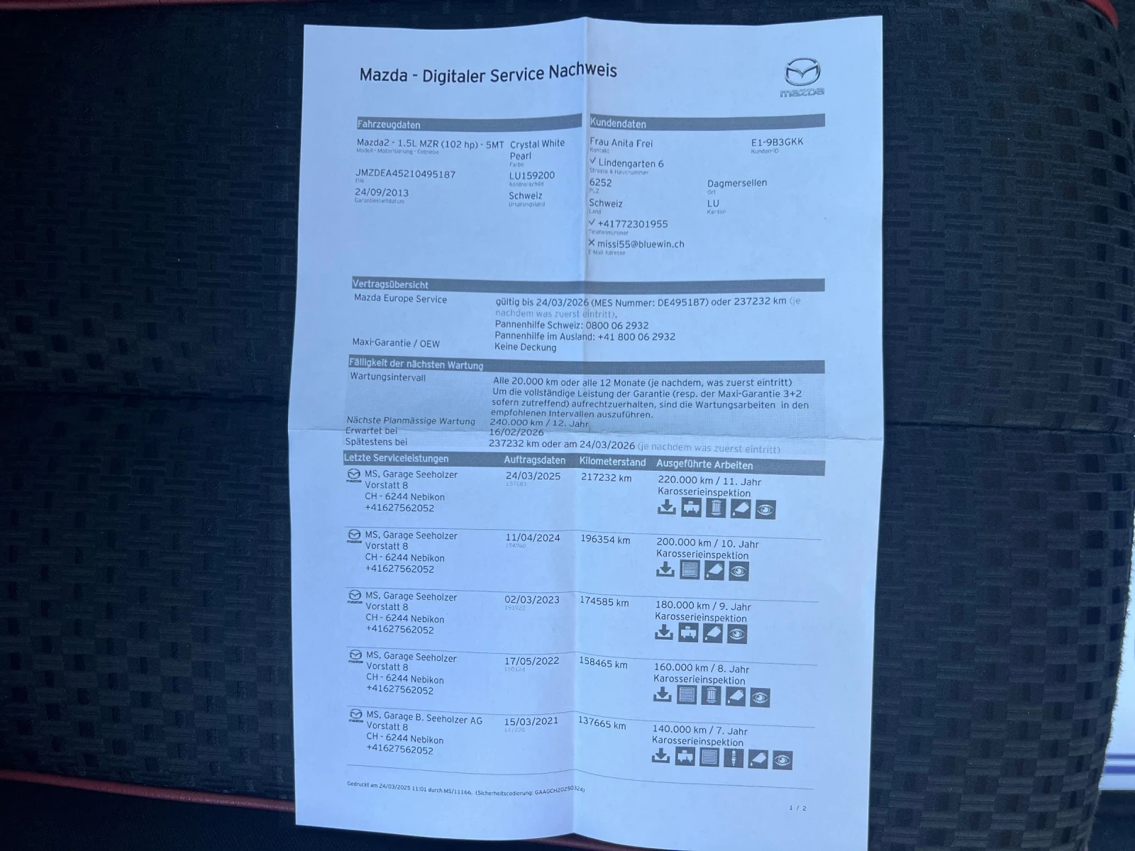 Mazda 2 1.5* ШВЕЙЦАРИЯ* Facelift* , снимка 16 - Автомобили и джипове - 54837631