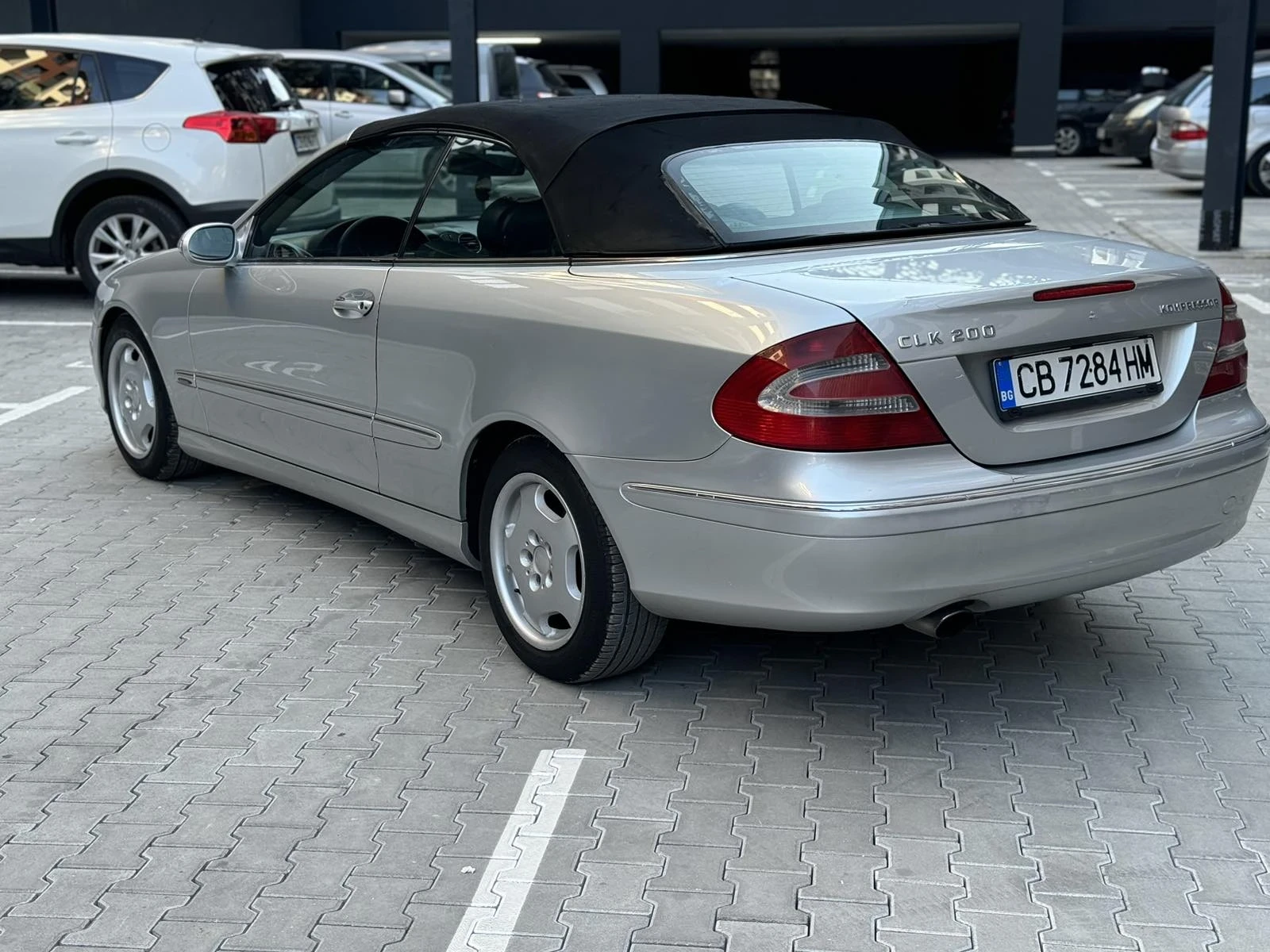 Mercedes-Benz CLK 200 Kompresor БЕЗ ПРЕХВЪРЛЯНЕ Кабрио, снимка 4 - Автомобили и джипове - 54838942