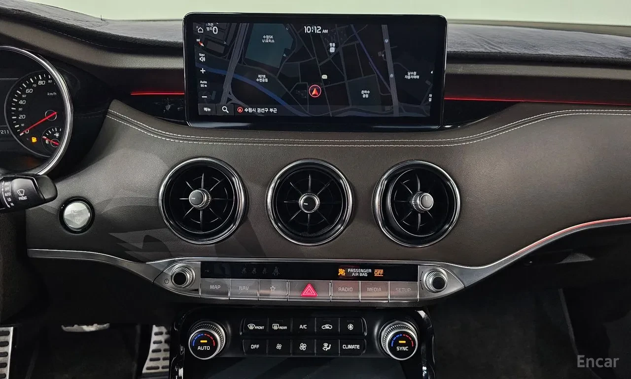 Kia Stinger 3.3 MASTERS | HEADS UP | ОБДУХ | NO ACCIDENTS, снимка 13 - Автомобили и джипове - 55509159