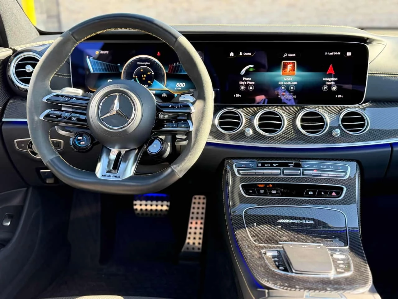 Mercedes-Benz E 63 AMG S 4MATIC+ Wagon| Carbon Ceramic Brakes| 2 КЛЮЧА, снимка 15 - Автомобили и джипове - 56216814