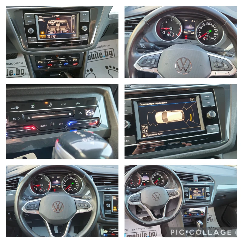 VW Tiguan 2, 0TDI* 150kс* 2022год* 4Х4* АВТОМАТИК* ТОП СЪСТО, снимка 16 - Автомобили и джипове - 49152695