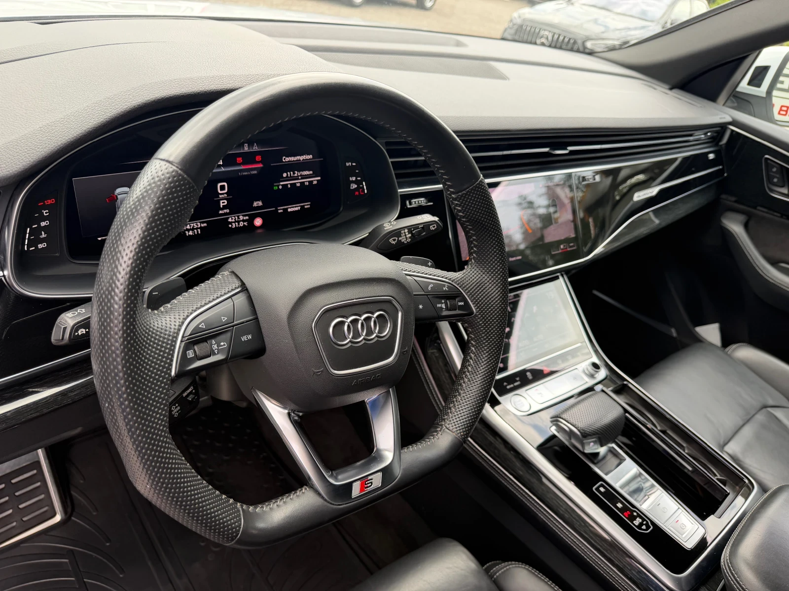 Audi Q8 3.0TDI* S-Line* REALNI KM* FULL* , снимка 9 - Автомобили и джипове - 54861304