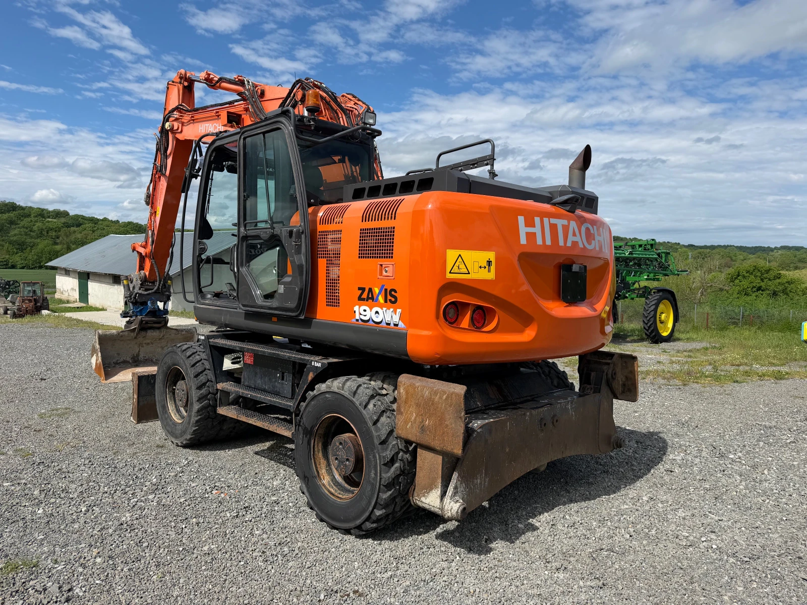 Багер Hitachi ZX 190 W-6 ЛИЗИНГ, снимка 5 - Индустриална техника - 53931369