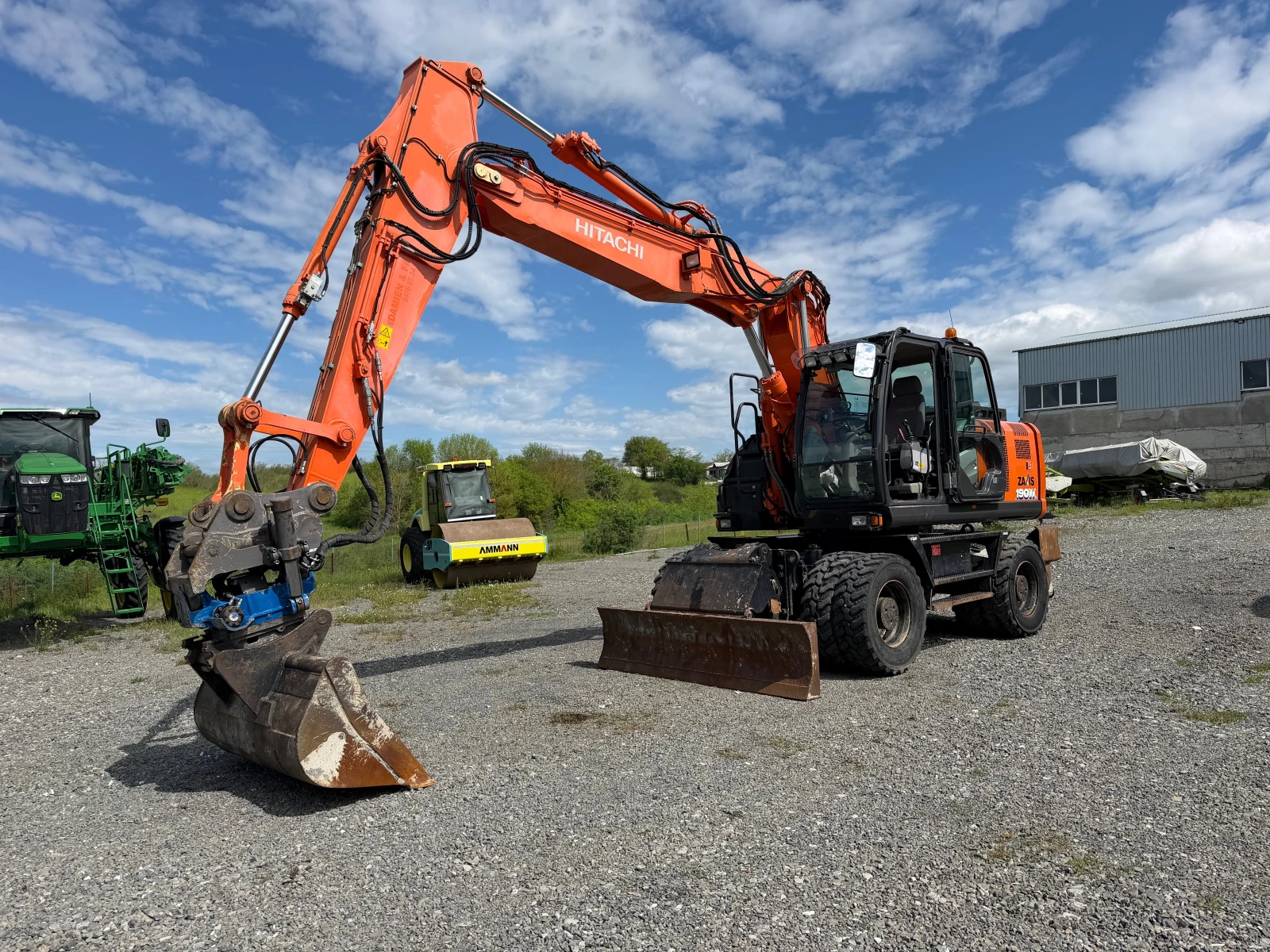 Багер Hitachi ZX 190 W-6 ЛИЗИНГ, снимка 3 - Индустриална техника - 53931369