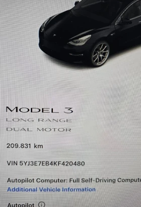 Tesla Model 3  4х4 Европейска Long Range - 16950 € / 33151.32 лв. - 61176082 15