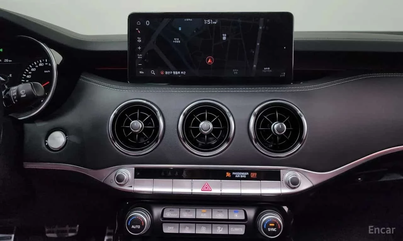 Kia Stinger * 3.3 GT Masters Turbo Package * Обдухване * Пано , снимка 10 - Автомобили и джипове - 56195841