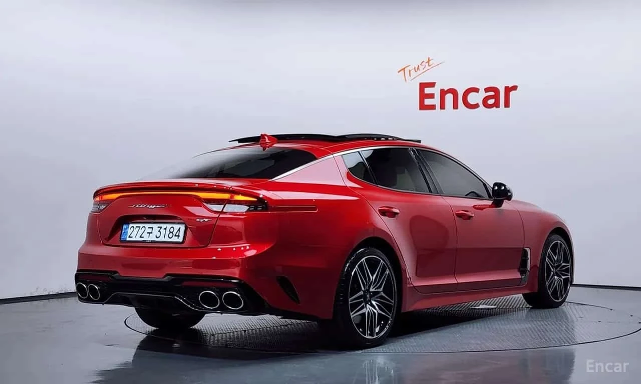 Kia Stinger * 3.3 GT Masters Turbo Package * Обдухване * Пано , снимка 2 - Автомобили и джипове - 56195841