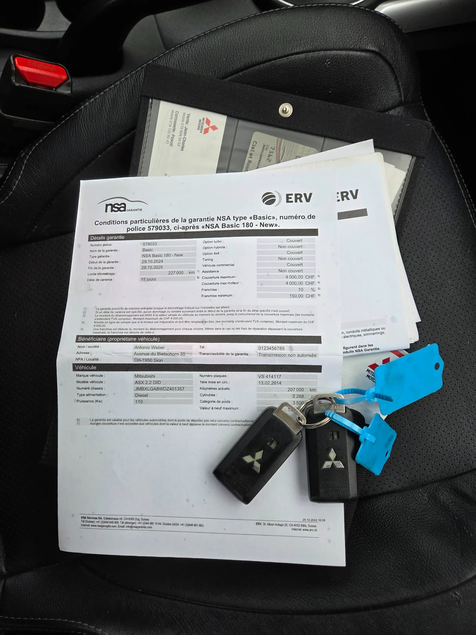 Mitsubishi ASX 2.2 DID 4x4  CH, снимка 14 - Автомобили и джипове - 54016705