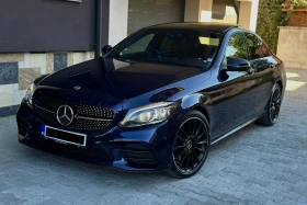 Mercedes-Benz C 220 * FULL* AMG* 4MATIC* BURMESTER* NIGHT PACKAGE* , снимка 6