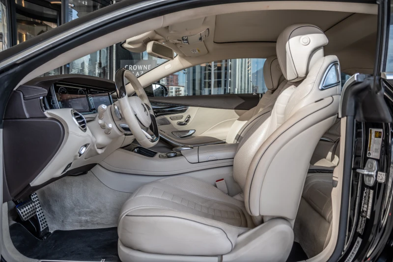 Mercedes-Benz S 500 Coupe, SWAROWSKI, AMG PACK, 360, МАСАЖ, ЛИЗИНГ, снимка 6 - Автомобили и джипове - 52879922