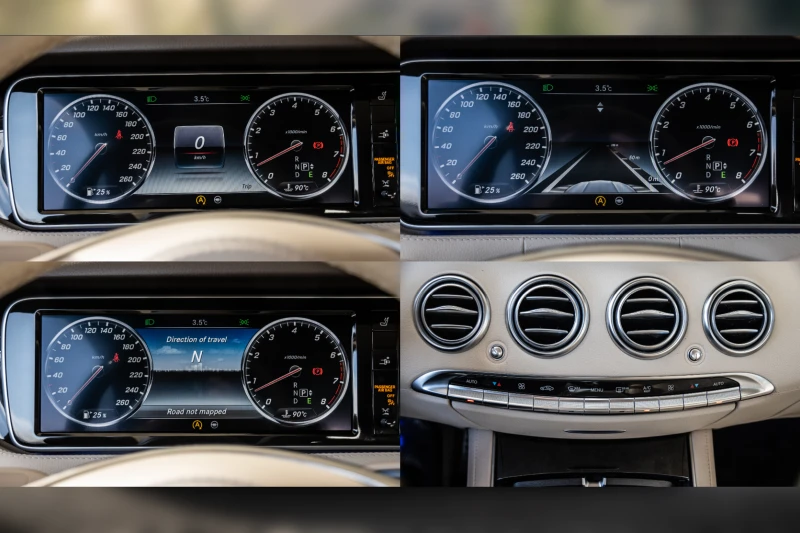 Mercedes-Benz S 500 Coupe, SWAROWSKI, AMG PACK, 360, МАСАЖ, ЛИЗИНГ, снимка 9 - Автомобили и джипове - 52879922