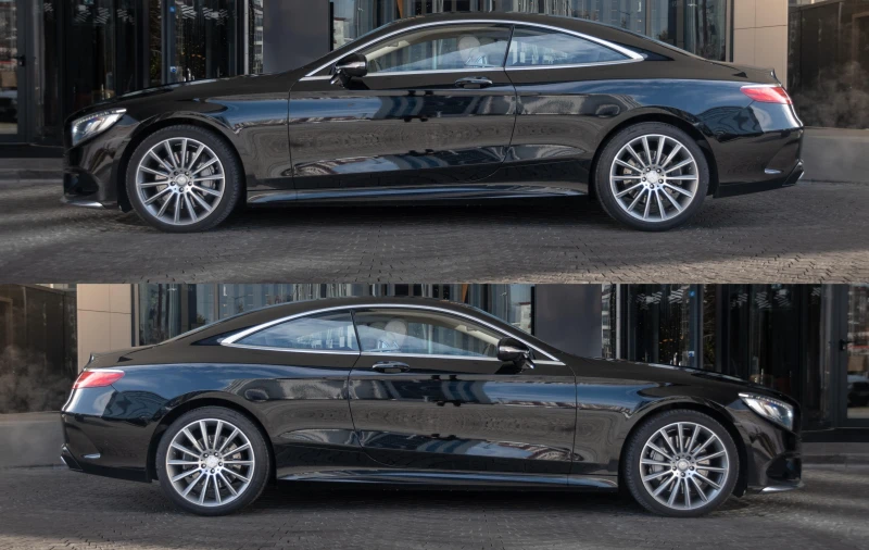 Mercedes-Benz S 500 Coupe, SWAROWSKI, AMG PACK, 360, МАСАЖ, ЛИЗИНГ, снимка 3 - Автомобили и джипове - 52879922