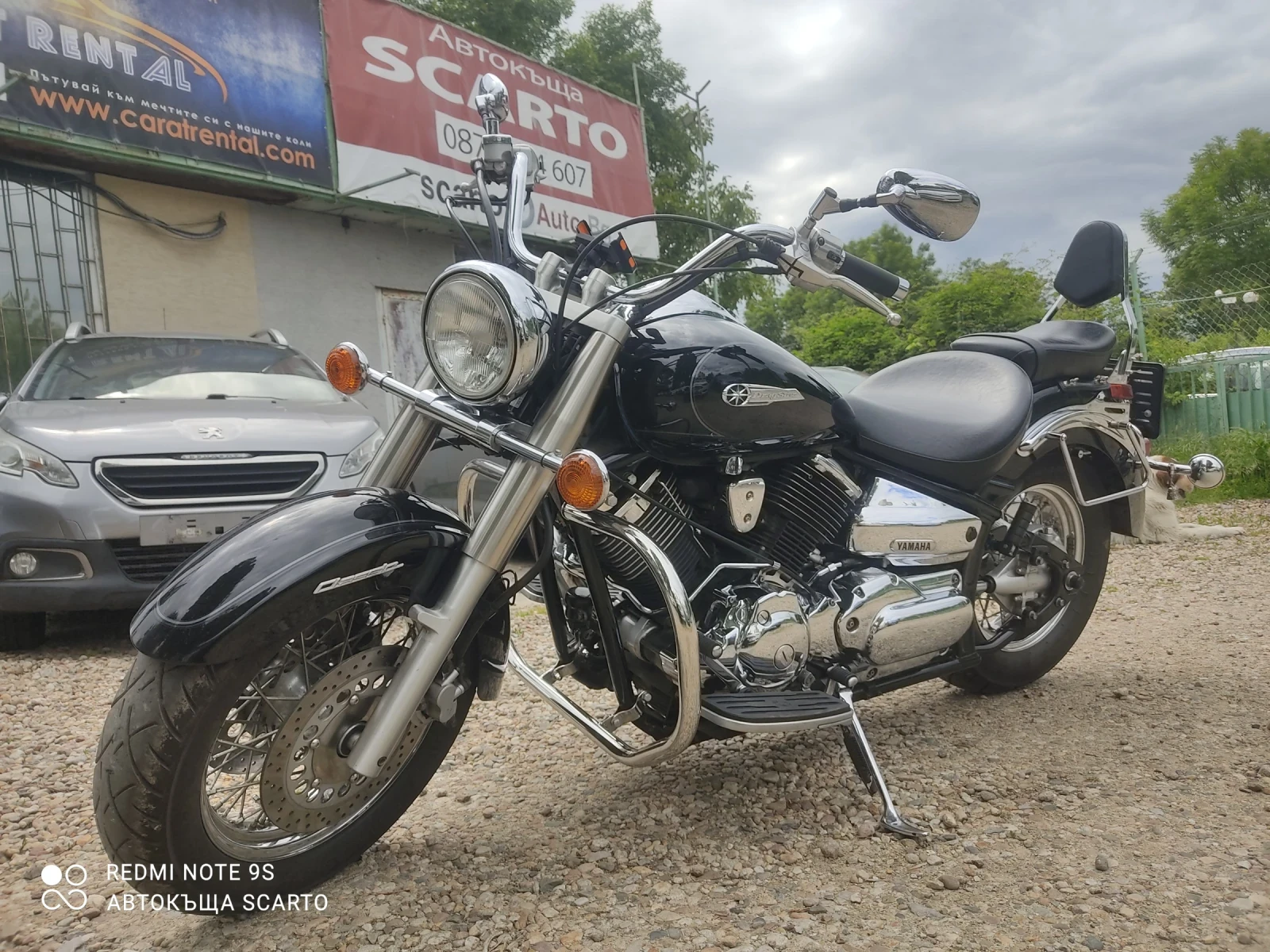 Yamaha Drag Star 1100cc, 2007г, Германия, регистрация, 36х.км - изображение 4