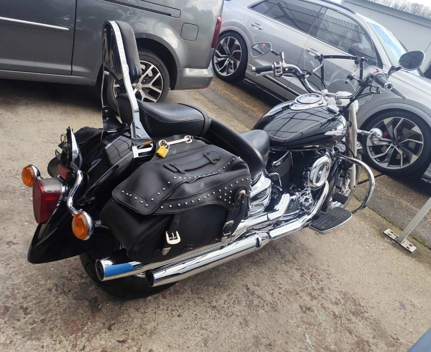 Yamaha Drag Star 1100cc, 2007г, Германия, регистрация, 36х.км - изображение 3