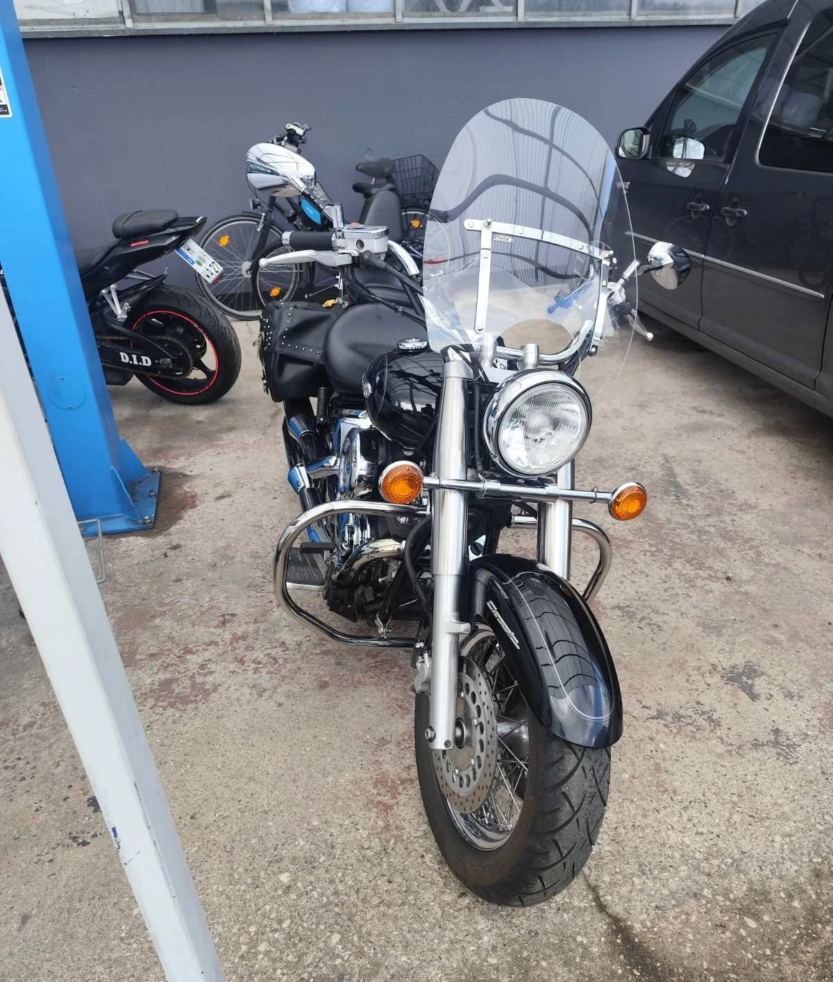Yamaha Drag Star 1100cc, 2007г, Германия, регистрация, 36х.км - изображение 6