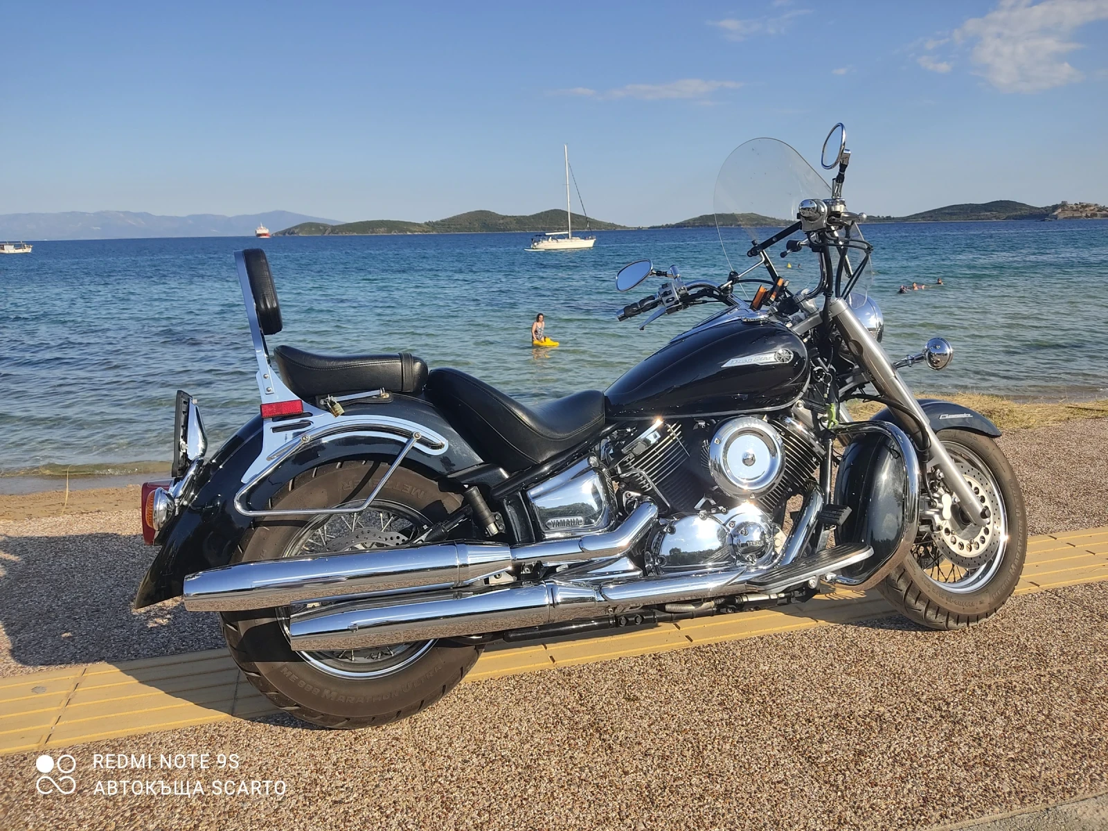 Yamaha Drag Star 1100cc, 2007г, Германия, регистрация, 36х.км - изображение 2