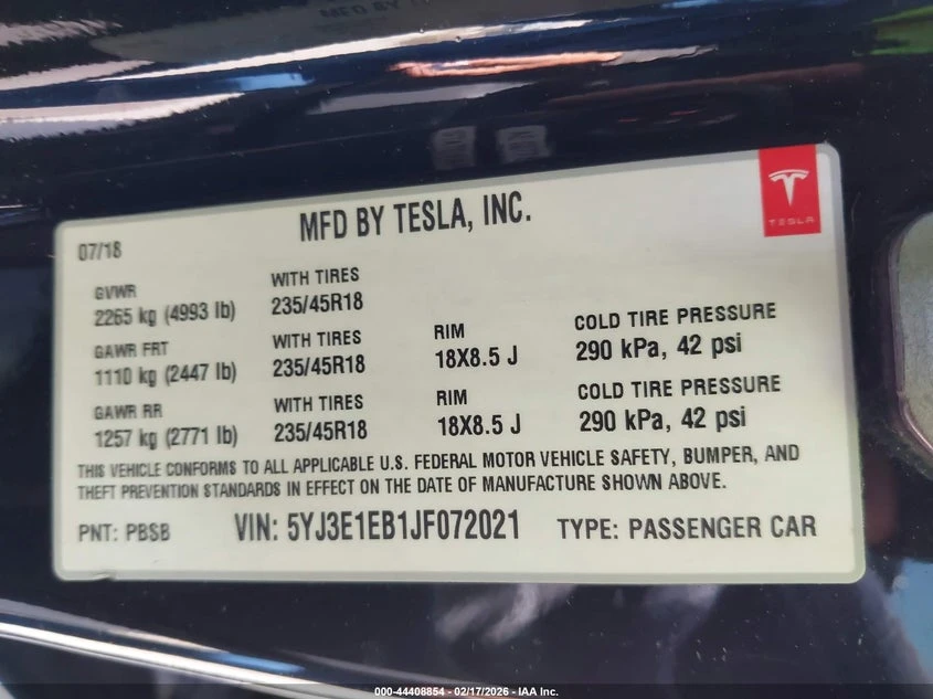 Tesla Model 3 Long Range/Performance, снимка 9 - Автомобили и джипове - 54419071