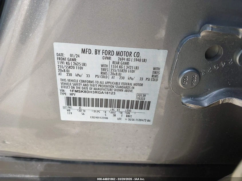 Ford Explorer 2.3l Xlt, снимка 8 - Автомобили и джипове - 54318526