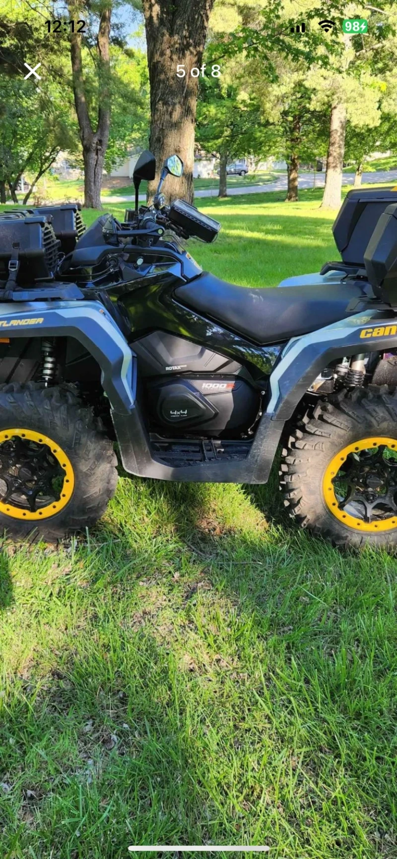 Can-Am Outlander XTP , снимка 4 - Мотоциклети и мототехника - 49338444