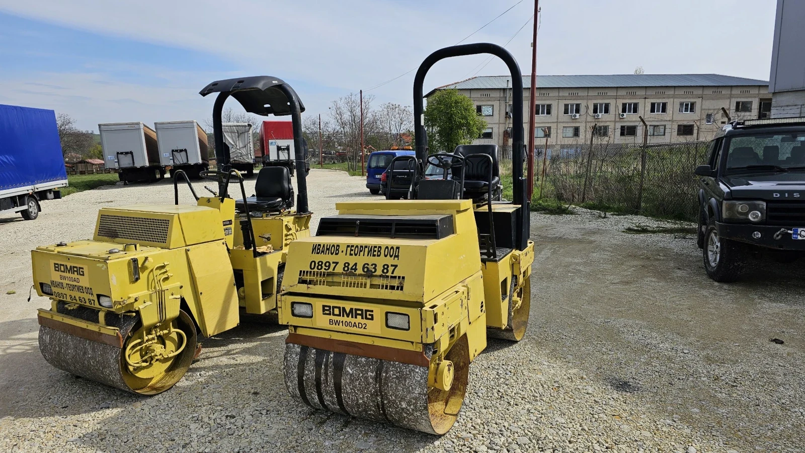 Валяк BOMAG ВАЛЯЦИ 2500КГ ПОД НАЕМ  - изображение 2
