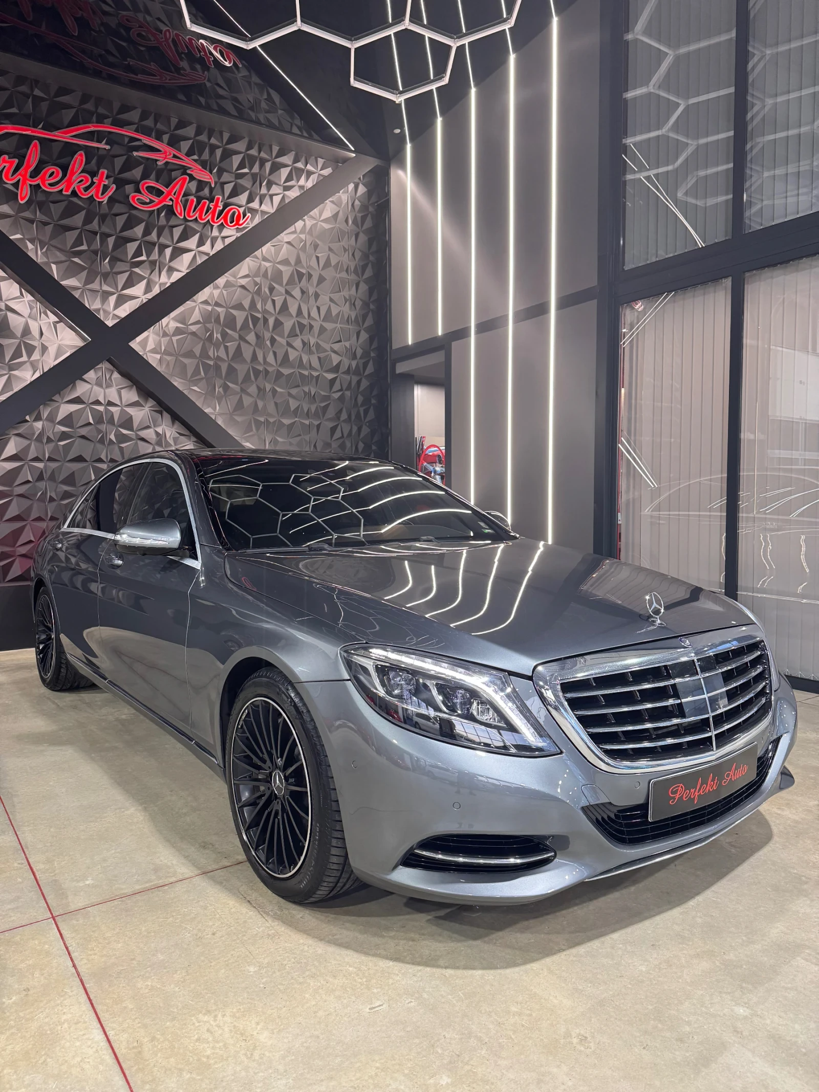 Mercedes-Benz S 550 LONG * BUMREISTER * ПАНОРАМА * , снимка 1