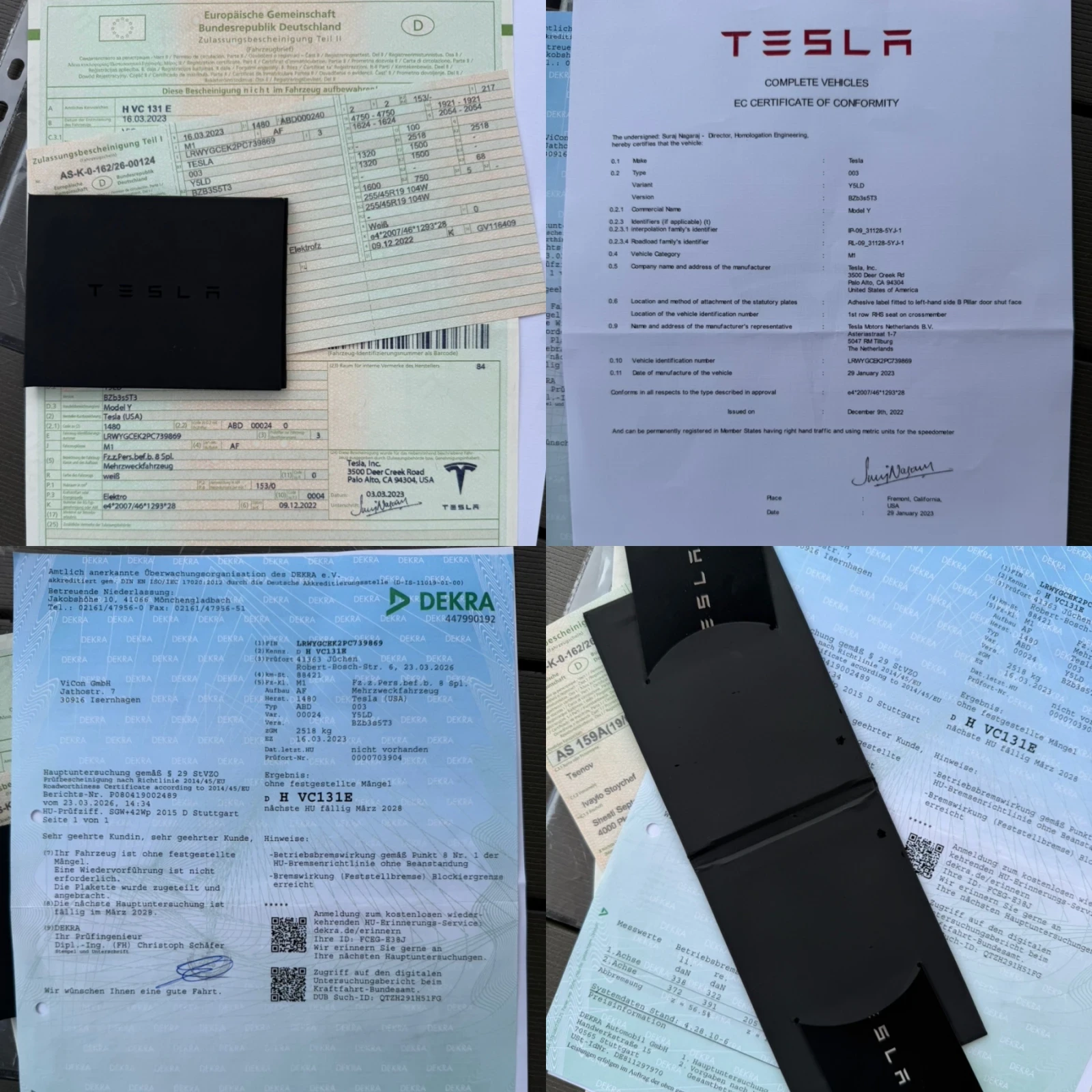 Tesla Model Y AWD/514hp/03.2023г./LongRange/Dual/97х.км, снимка 17 - Автомобили и джипове - 54940439