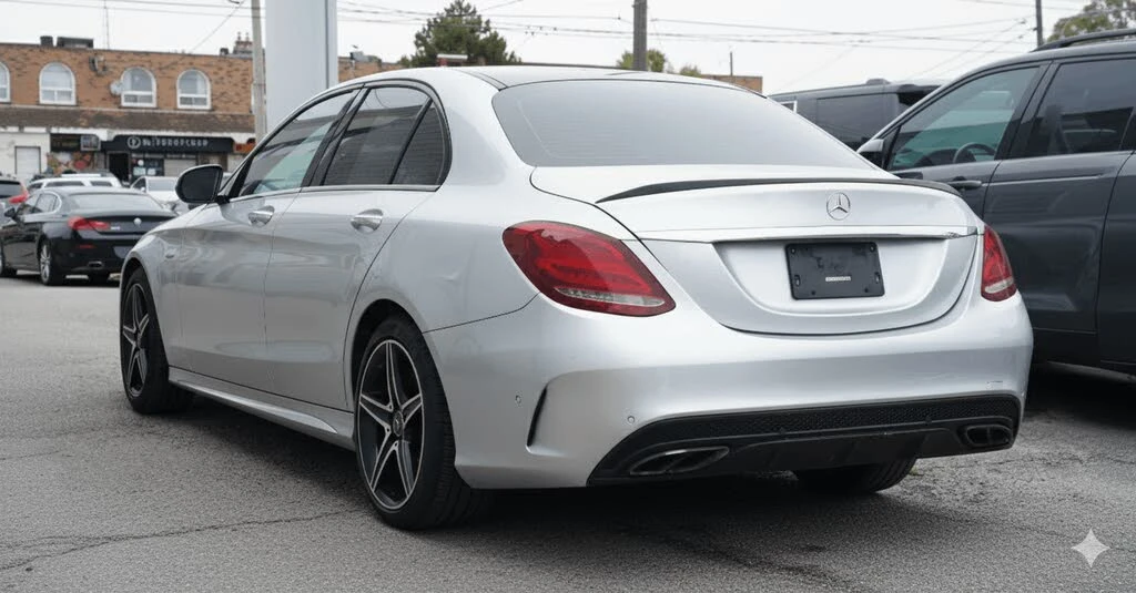 Mercedes-Benz C 450 AMG 4MATIC #УНИКАТ# !BURMESTER!PANO/CAM, снимка 3 - Автомобили и джипове - 55133413