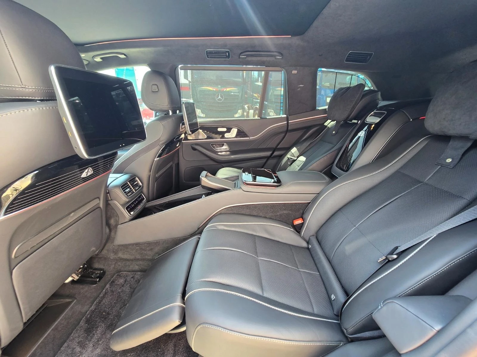 Mercedes-Benz GLS 600 MAYBACH/FIRST CLASS/E-ACTIVE BODY/DESIGNO/BURM/TV/ | Mobile.bg   11