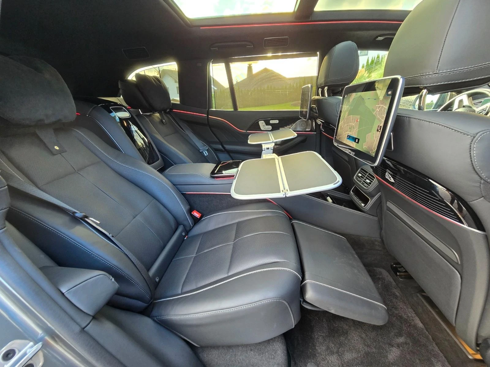 Mercedes-Benz GLS 600 MAYBACH/FIRST CLASS/E-ACTIVE BODY/DESIGNO/BURM/TV/ | Mobile.bg   17