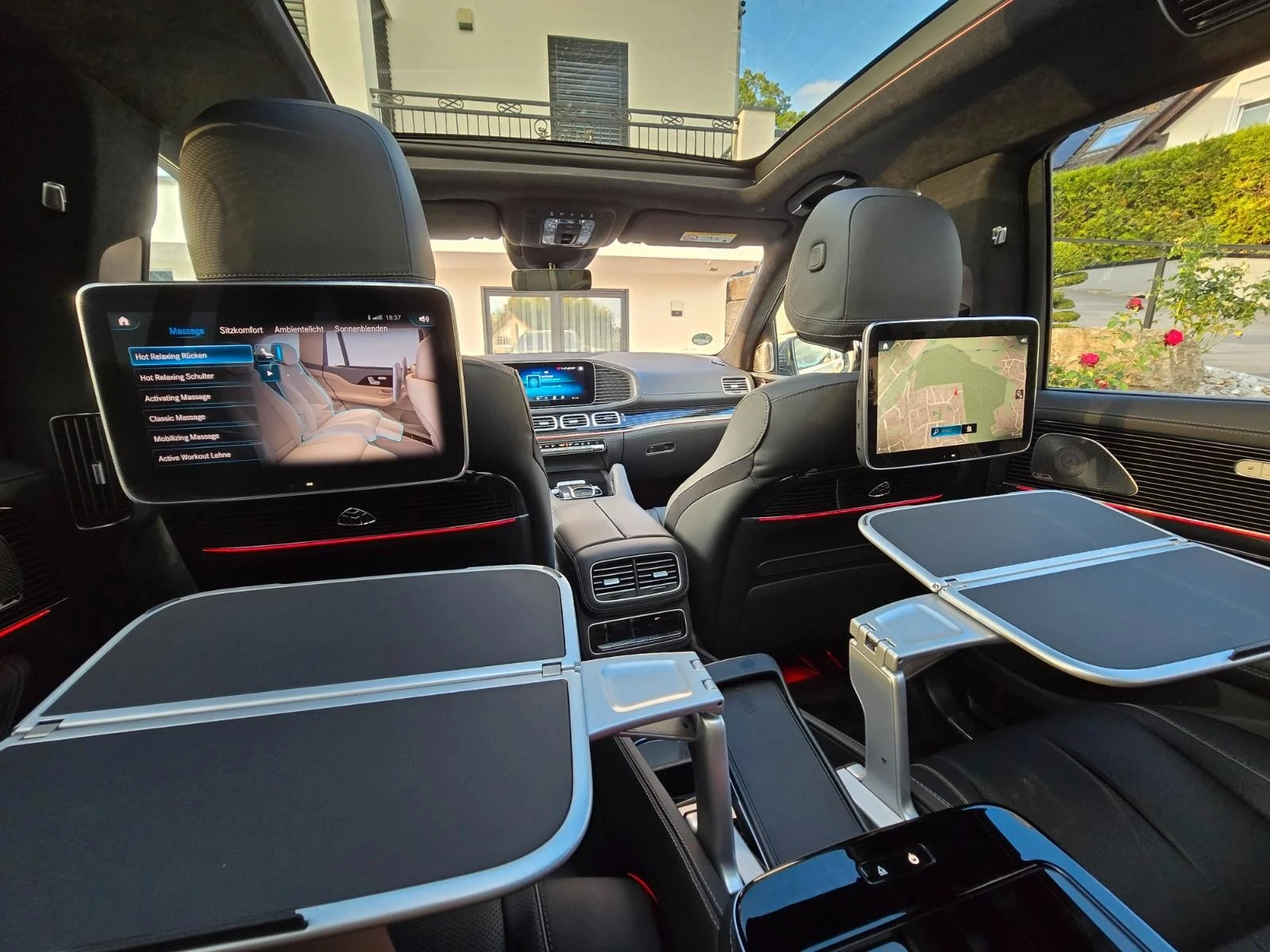 Mercedes-Benz GLS 600 MAYBACH/FIRST CLASS/E-ACTIVE BODY/DESIGNO/BURM/TV/ | Mobile.bg   14