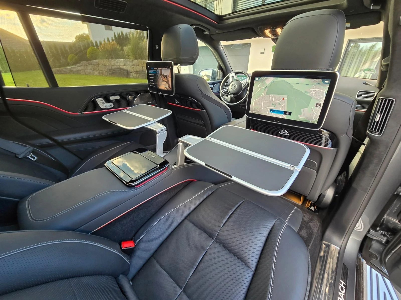 Mercedes-Benz GLS 600 MAYBACH/FIRST CLASS/E-ACTIVE BODY/DESIGNO/BURM/TV/ | Mobile.bg   16