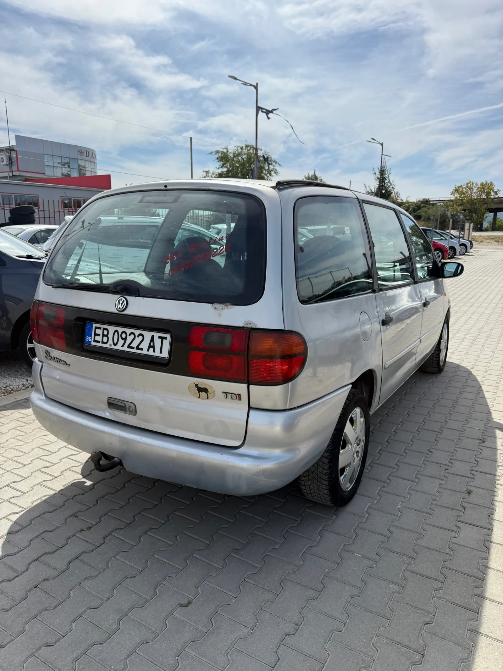 VW Sharan 1.9* Регистриран* Климатик* 7 места*  - изображение 7