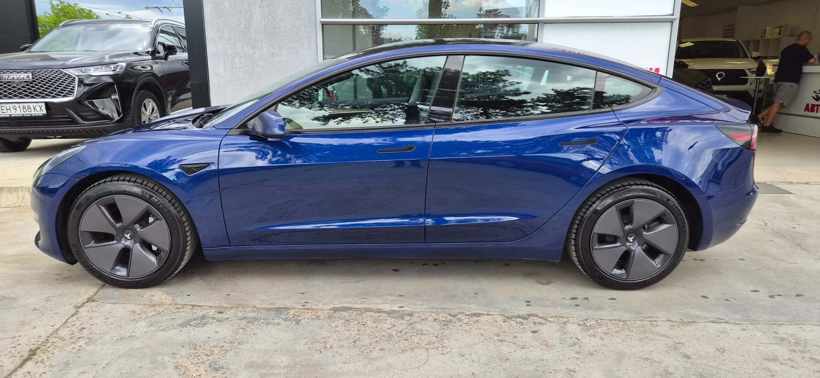 Tesla Model 3 Dual Motor AWD 2023г. ; 42983км. Face с термопомпа, снимка 7 - Автомобили и джипове - 54595942