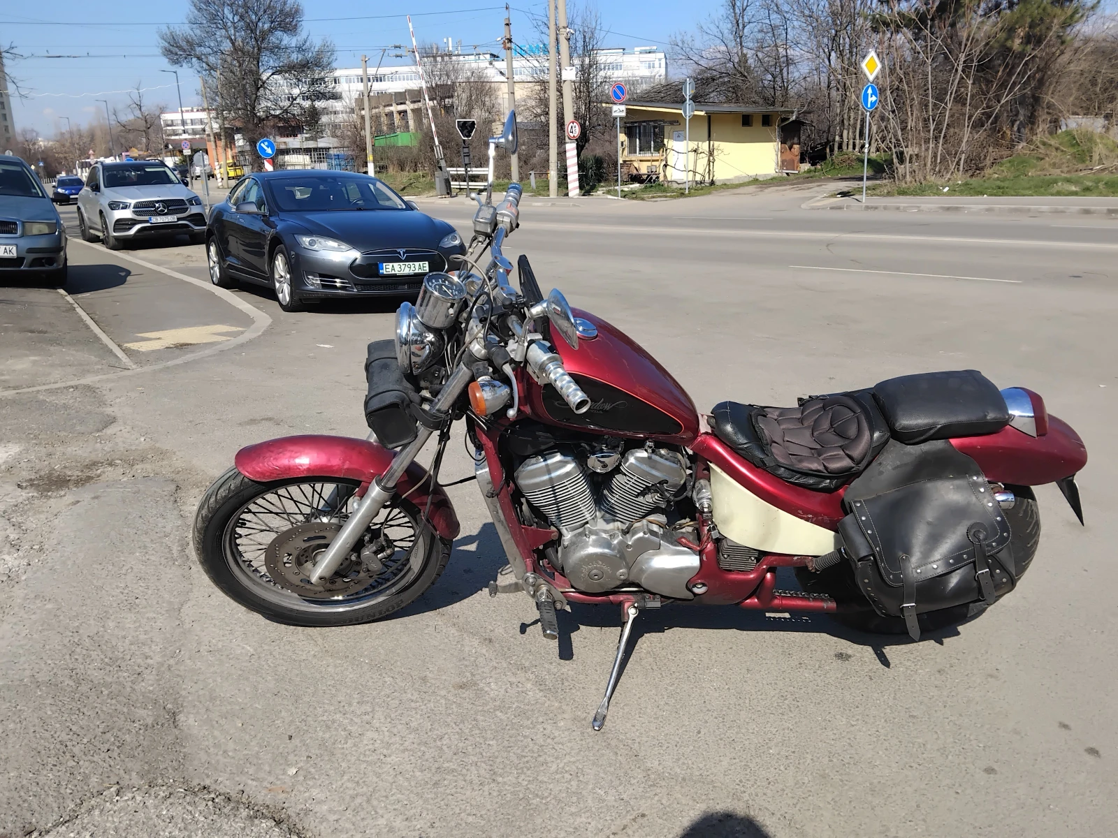 Honda Shadow VLX, снимка 4 - Мотоциклети и мототехника - 55480966