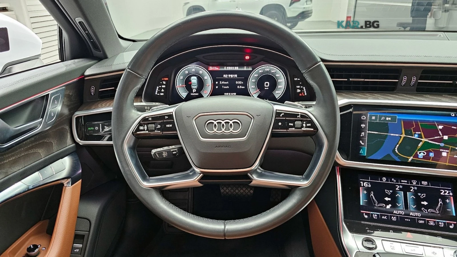 Audi A6 45 TFSI PREMIUM* КОЖА* ОБДУХВ* НАВИ* ПАНО* 360* HU, снимка 12 - Автомобили и джипове - 55385439