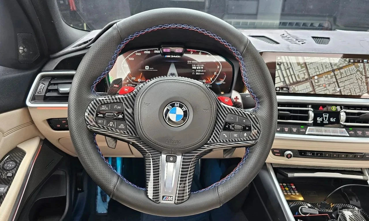 BMW 340 M340i* ПОДГРЕВ* ШИБИДАХ* 360* АВТОКРЕДИТ* , снимка 13 - Автомобили и джипове - 56072176