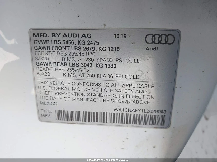 Audi Q5 2.0l Prestige 45 Tfsi Quattro S Tronic, снимка 9 - Автомобили и джипове - 53896326