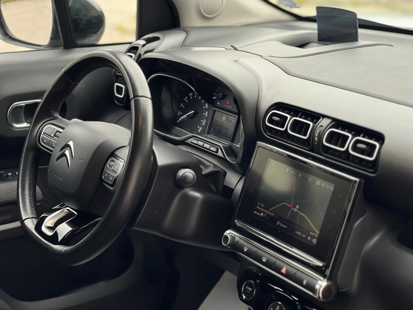 Citroen C3 Aircross NAVI /HEAD UP /AVTOMAT /KEYLESS , снимка 8 - Автомобили и джипове - 54387803