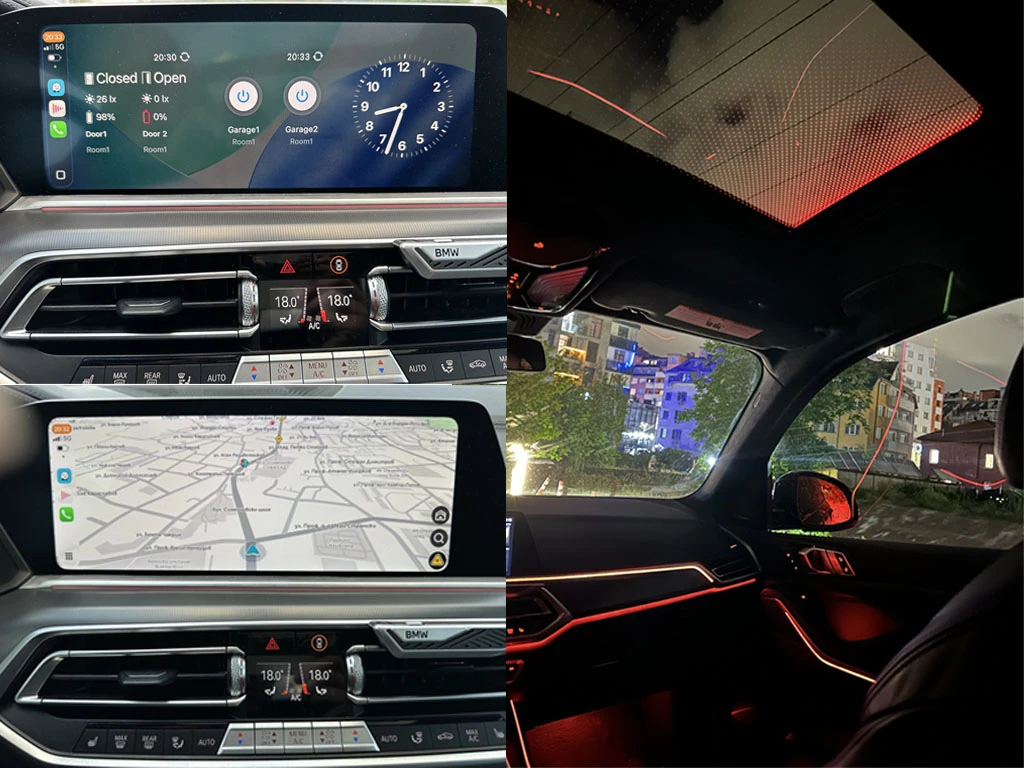 BMW X5 45e M спорт пакет/Sky Lounge/Laser, снимка 14 - Автомобили и джипове - 55703937