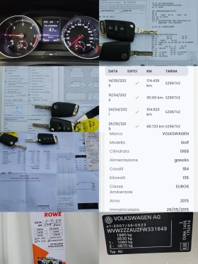 VW Golf 2.0GTD/DSG/ДИСТРОНИК/LED/NAVI/БЛУТУТ/EURO 6B/ТОП - 11900 € / 23274.38 лв. - 78842743 12