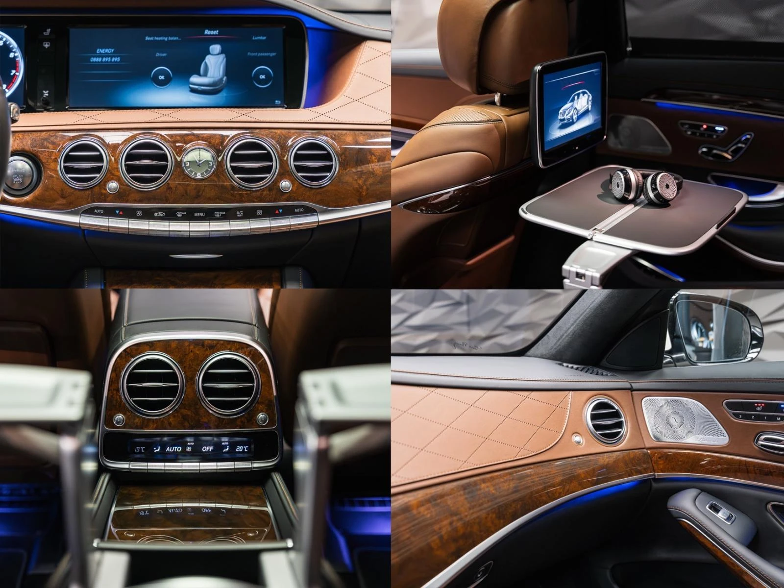 Mercedes-Benz S 500 L* Burmester* 4MATIC* Обдухване* Pano* 360* 3Х ТV*, снимка 7 - Автомобили и джипове - 55471415