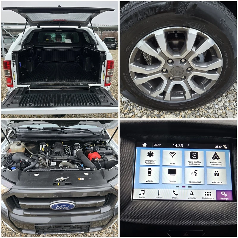 Ford Ranger 3.2 WILDTRAK ! ! АВТОМАТИК ! ! ХАРДТОП , снимка 17 - Автомобили и джипове - 53051779