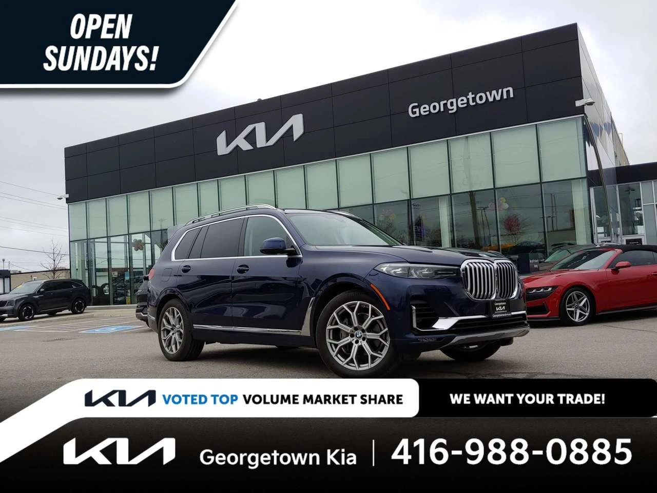 BMW X7 xDrive40i 3.0L AWD | 6 SEAT | SUNROOF | NAV | LTHR