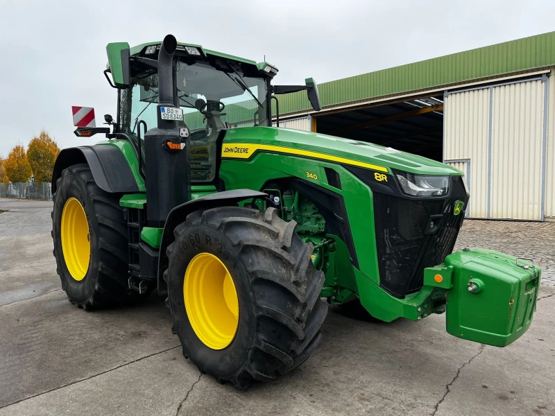 Трактор John Deere 8R 340 POWER SHIFT E-23 НАВИГАЦИЯ ЛИЗИНГ, снимка 1 - Селскостопанска техника - 49217186