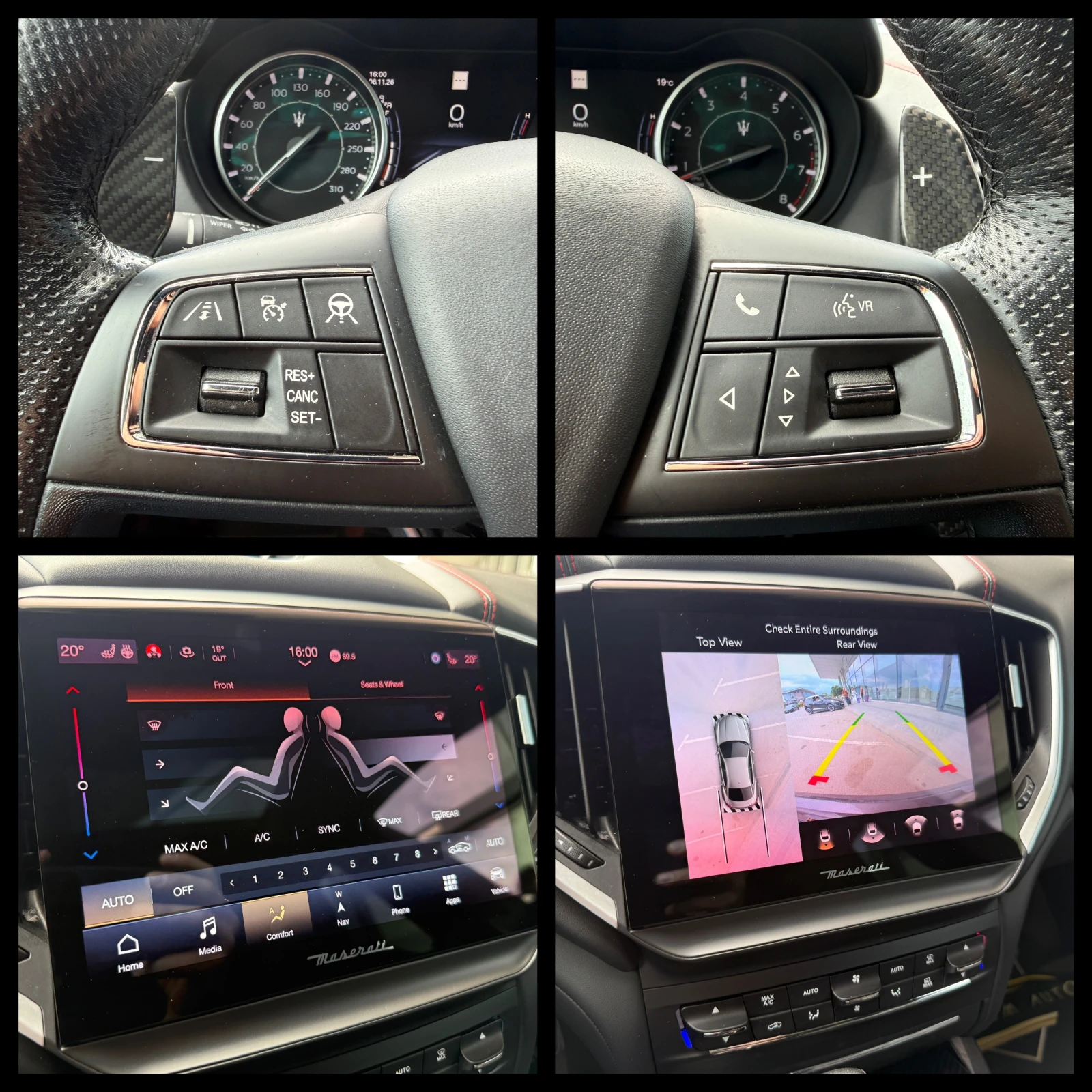 Maserati Ghibli 6 МЕСЕЦА ГАРАНЦИЯ/430 кс. Modena SQ4 Facelift, снимка 14 - Автомобили и джипове - 54883982