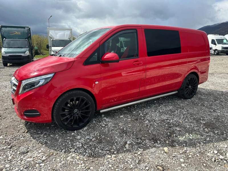 Mercedes-Benz Vito 119CDI!2броя!6MECTA!ДУБЪЛКАБИНА!LONG!7GTRONIC!LED, снимка 7 - Бусове и автобуси - 49918567
