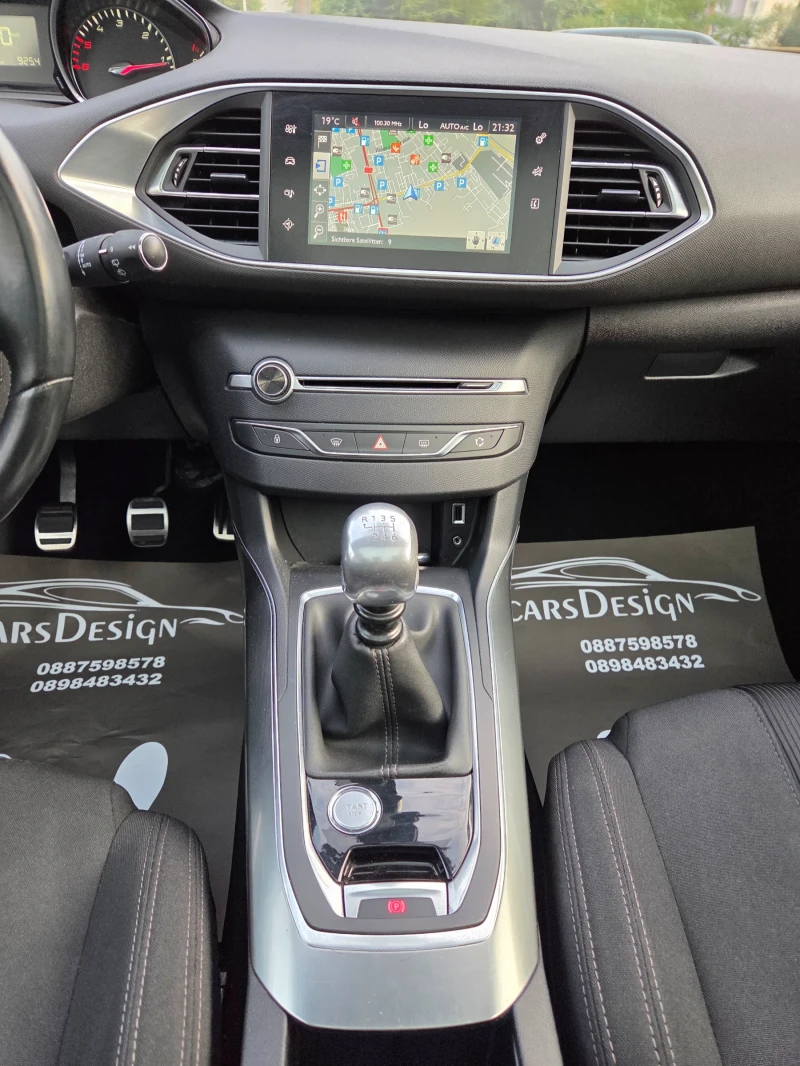Peugeot 308 1.6HDI 120ps, снимка 16 - Автомобили и джипове - 51838427
